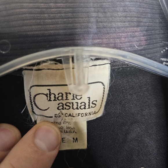 Vintage Charle Casuals Coat Size Medium Made in Usa - Picture 2 of 7